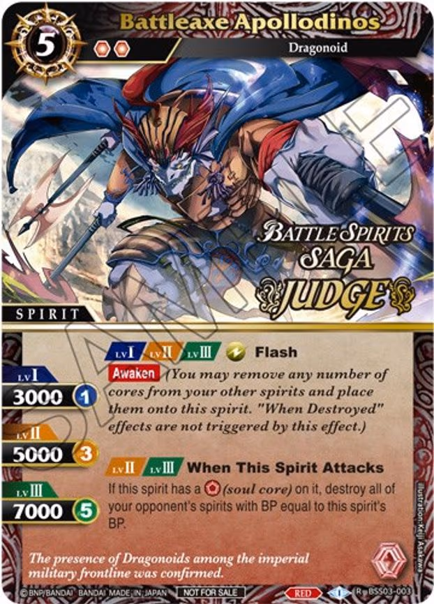 Battleaxe Apollodinos (Judge Pack Vol. 3)