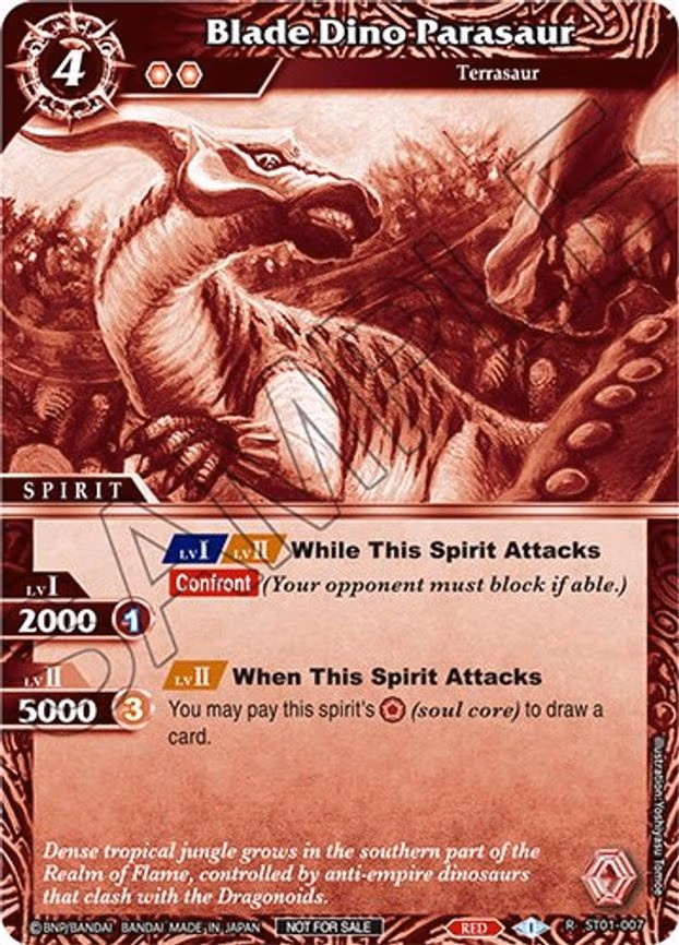 Blade Dino Parasaur (Event Pack Vol. 2) - Promo (ST01-007)