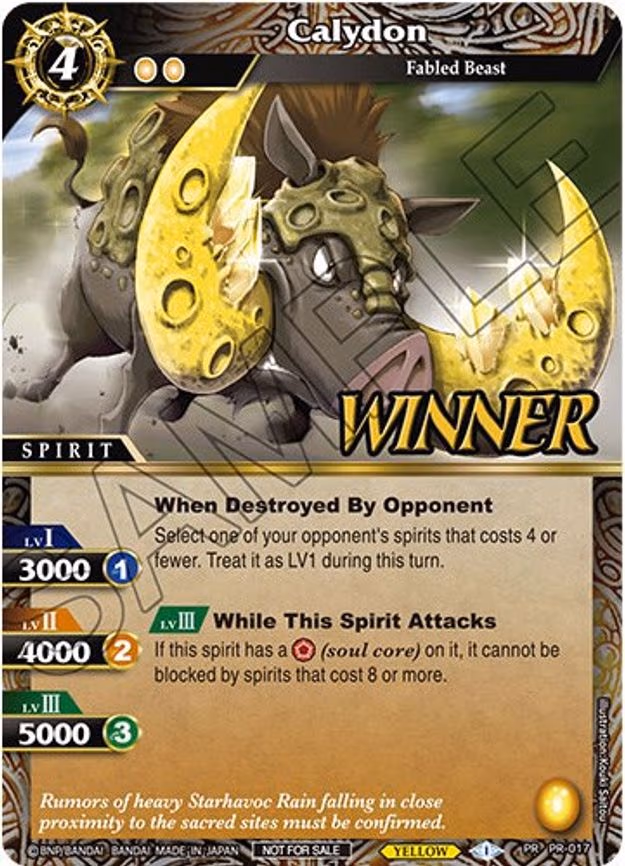Calydon (Winner) - Promo (PR-017)