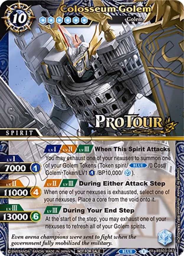 Colosseum Golem - X Rare (BSS03-087)