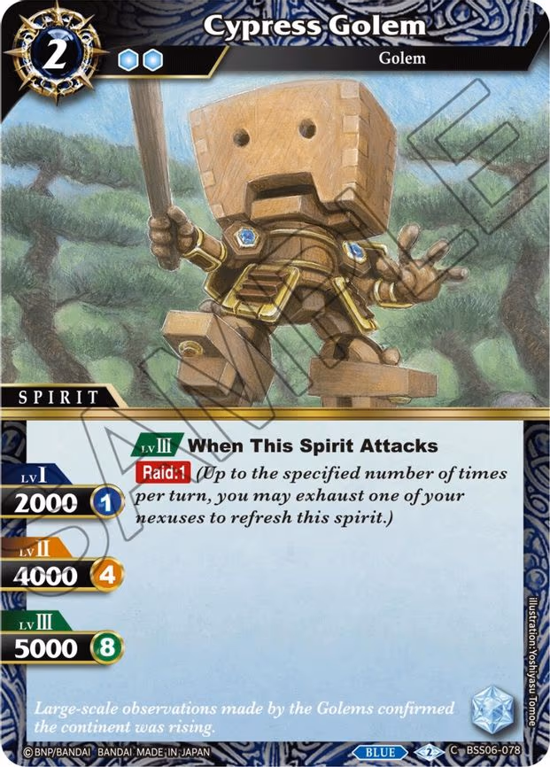 Cypress Golem - Common (BSS06-078)