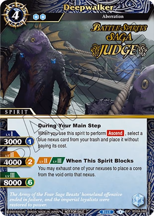 Deepwalker (Judge Pack Vol. 4) - Uncommon (BSS04-088)