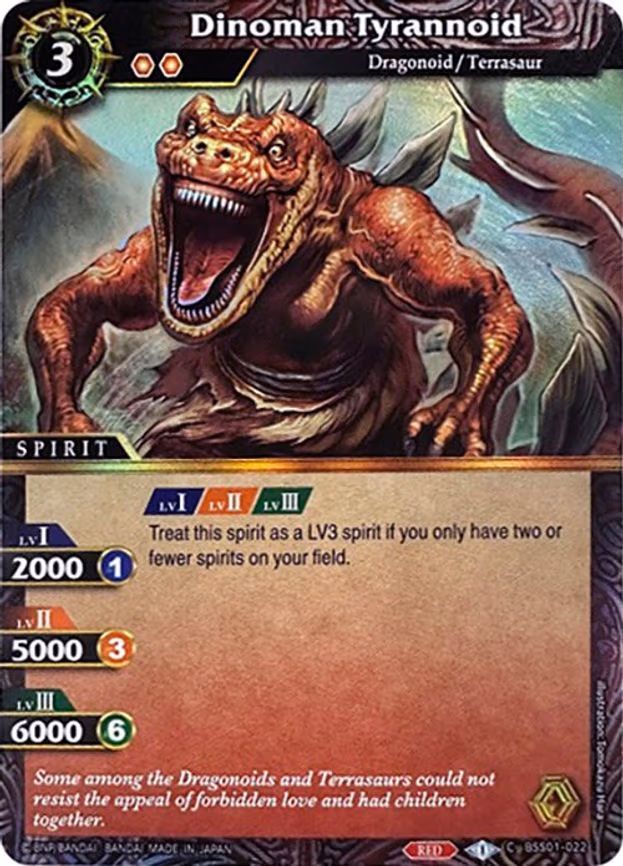 Dinoman Tyrannoid (Box Topper) - Common (BSS01-022)