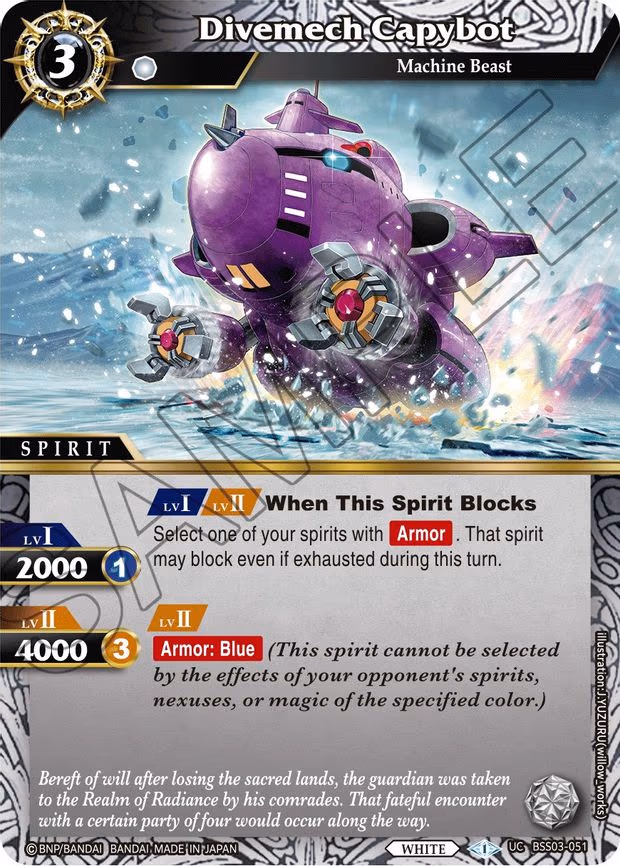 Divemech Capybot - Uncommon (BSS03-051)