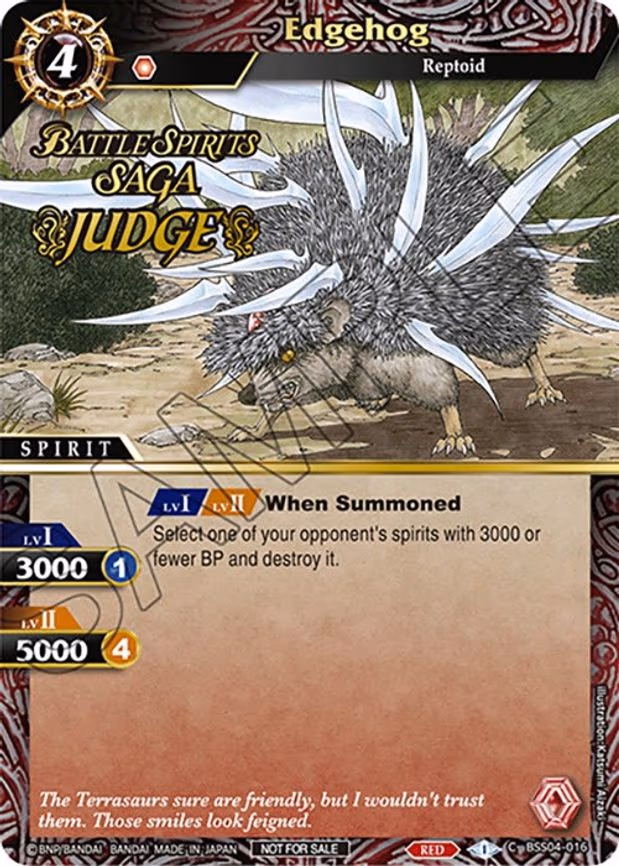Edgehog (Judge Pack Vol. 4) - Common (BSS04-016)