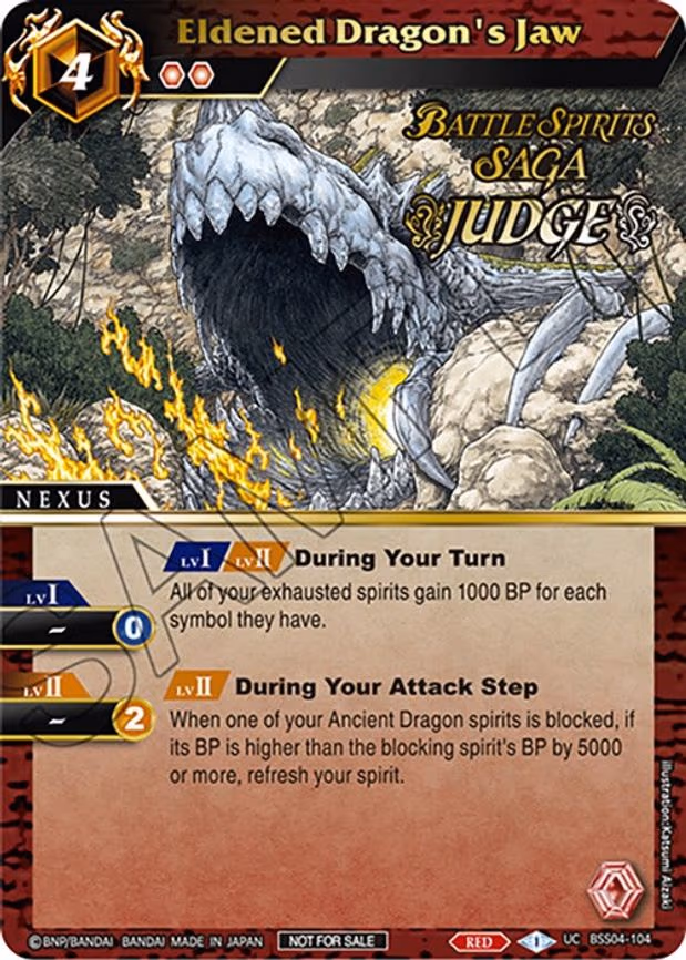 Eldened Dragon's Jaw (Judge Pack Vol. 4) - Uncommon (BSS04-104)
