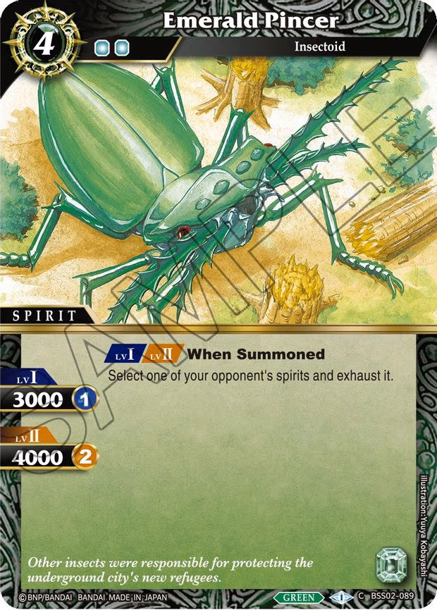 Emerald Pincer - Common (BSS02-089)