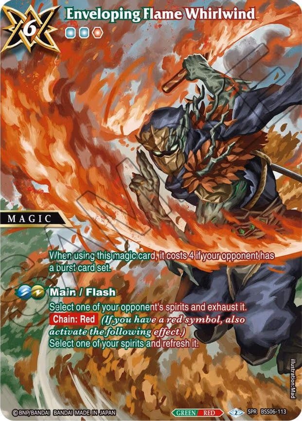 Enveloping Flame Whirlwind - Special Rare (BSS06-113)