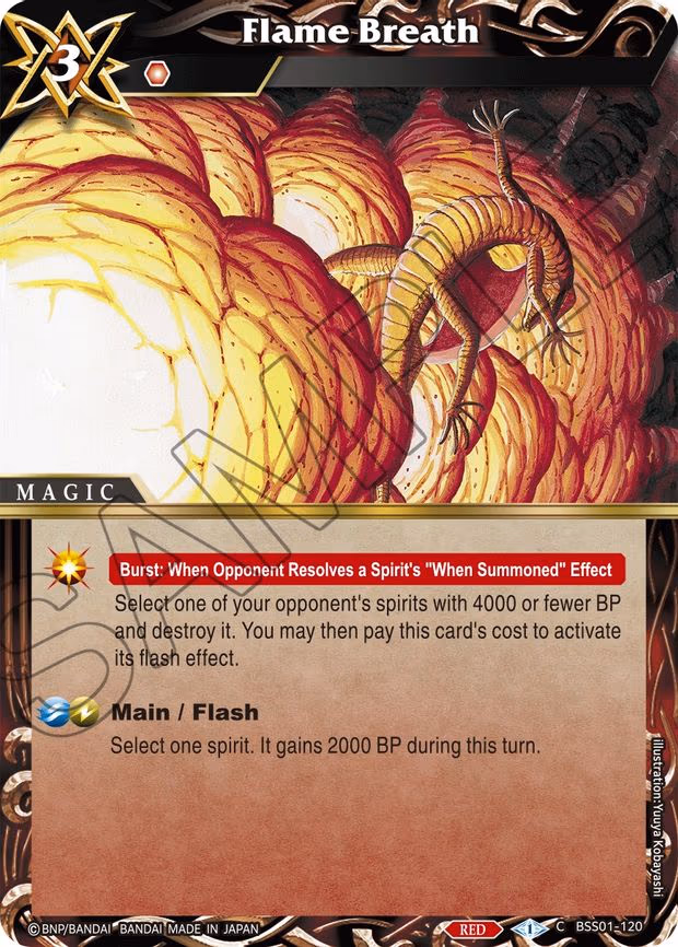 Flame Breath - Common (BSS01-120)