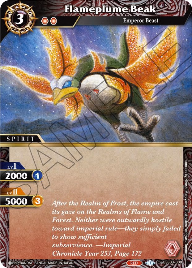 Flameplume Beak - Common (BSS03-008)