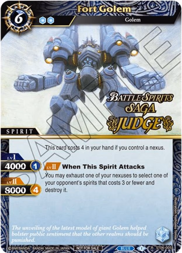 Fort Golem (Judge Pack Vol. 3) - Rare (ST06-005)