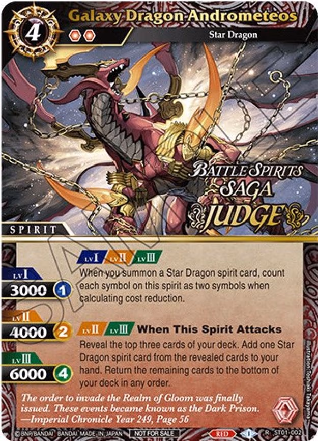 Galaxy Dragon Andrometeos (Judge Pack Vol. 1) - Promo (ST01-002)