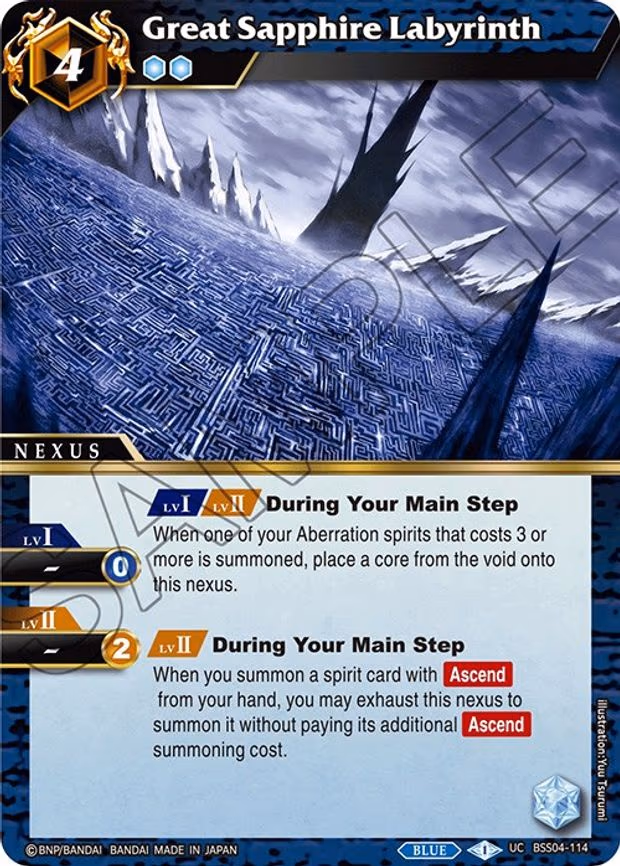 Great Sapphire Labyrinth - Uncommon (BSS04-114)
