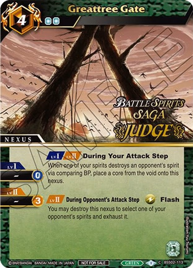 Greattree Gate (Judge Pack Vol. 2) - Promo (BSS02-113)
