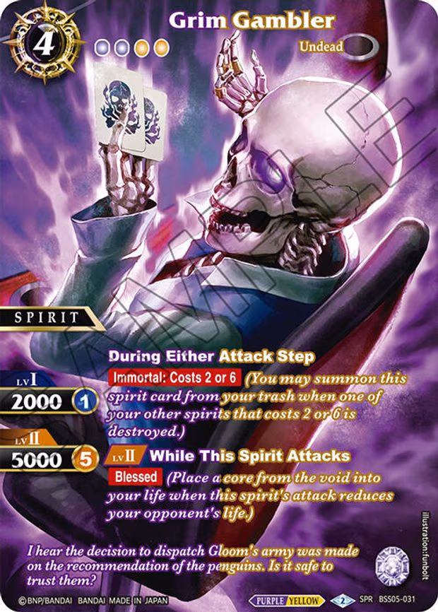 Grim Gambler - Special Rare (BSS05-031)