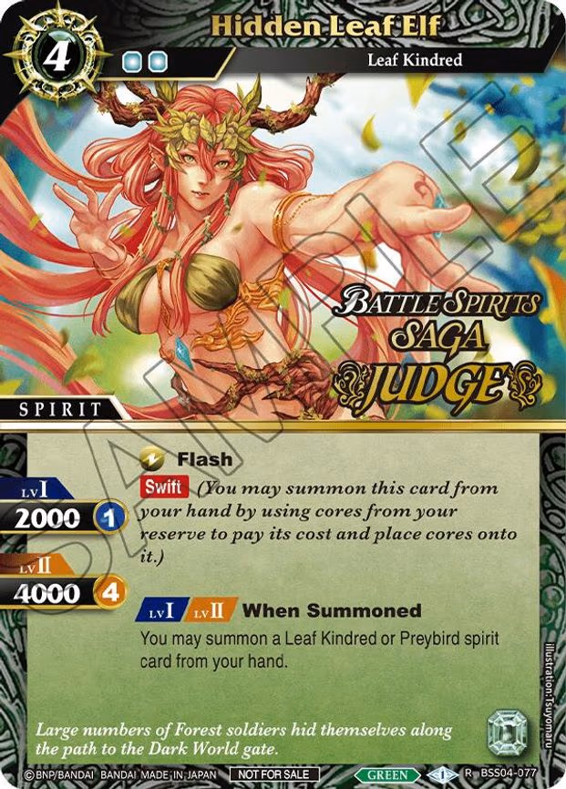 Hidden Leaf Elf (Judge Pack 2024 Vol. 1) - Rare (BSS04-077)