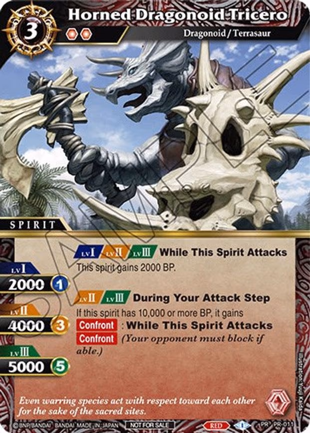 Horned Dragonoid Tricero - Promo (PR-011)