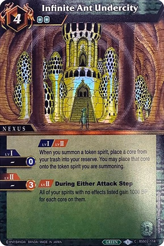 Infinite Ant Undercity (Box Topper) - Common (BSS02-114)