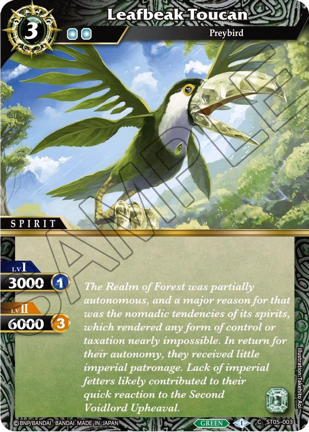 Leafbeak Toucan