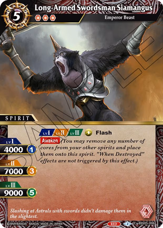 Long-Armed Swordsman Siamangus - Common (BSS05-006)