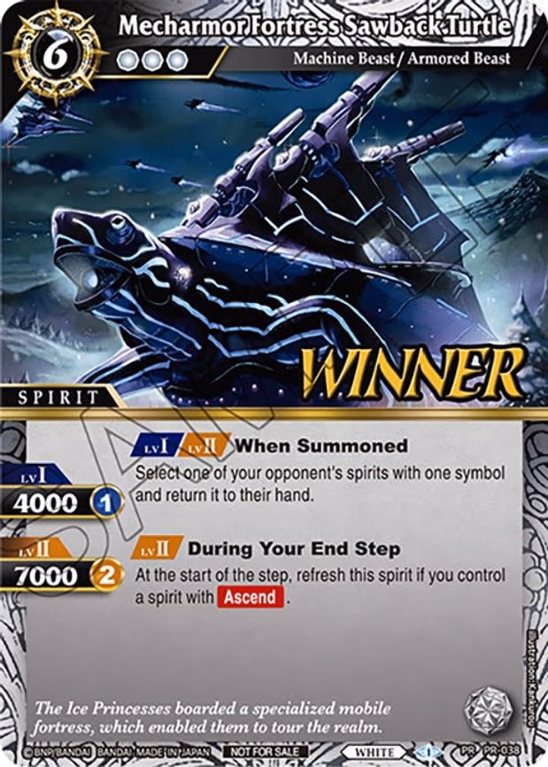 Mecharmor Fortress Sawback Turtle - Promo (PR-038)