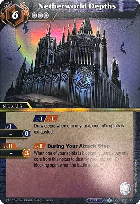 Netherworld Depths (Box Topper) - Uncommon (BSS01-106)