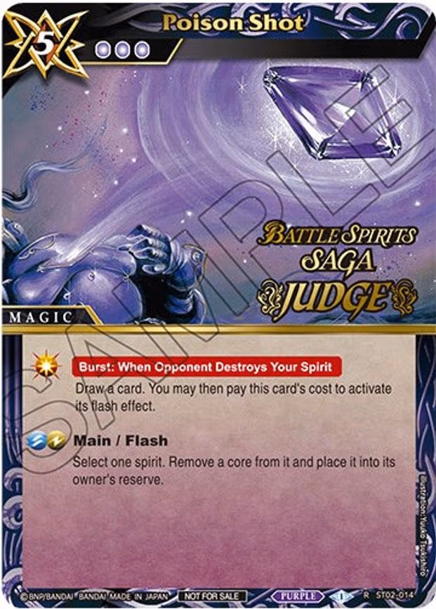 Poison Shot (Judge Pack Vol. 1) - Promo (ST02-014)