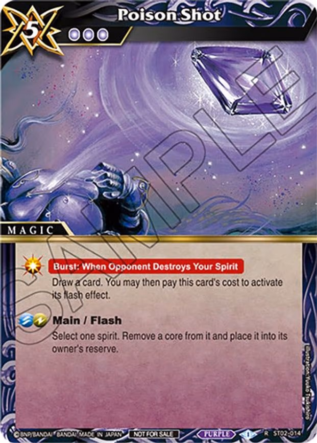 Poison Shot (Sealed Event Promotion Pack) - Rare (ST02-014)