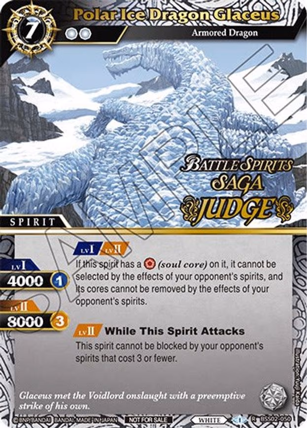 Polar Ice Dragon Glaceus (Judge Pack Vol. 2) - Promo (BSS02-050)
