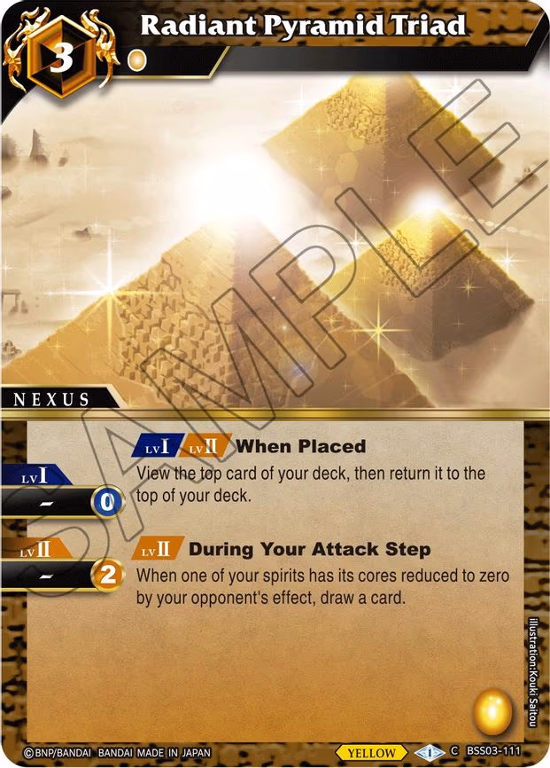 Radiant Pyramid Triad - Common (BSS03-111)