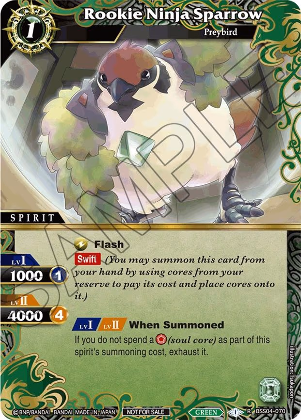 Rookie Ninja Sparrow (Event Pack 2024 Vol. 1) - Rare (BSS04-070)
