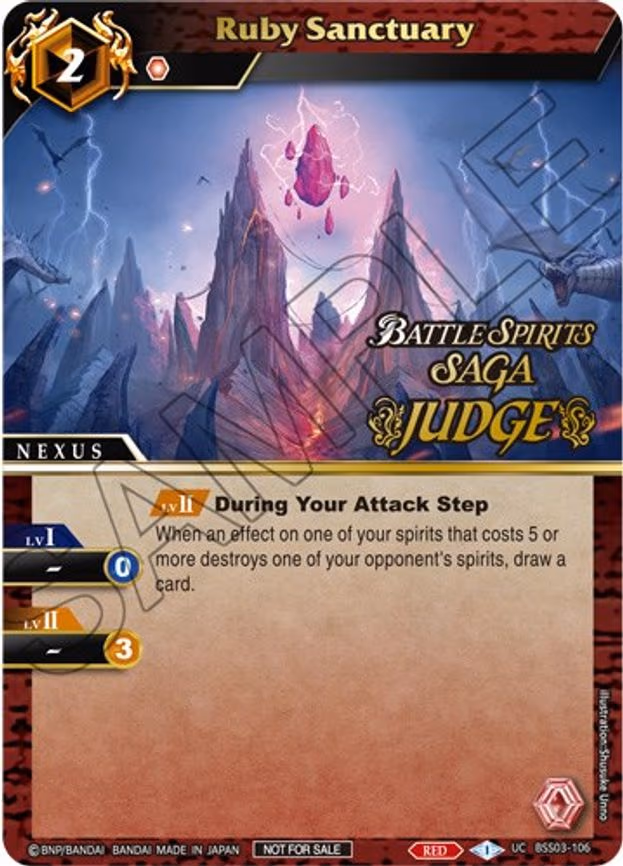 Ruby Sanctuary (Judge Pack Vol. 3) - Uncommon (BSS03-106)