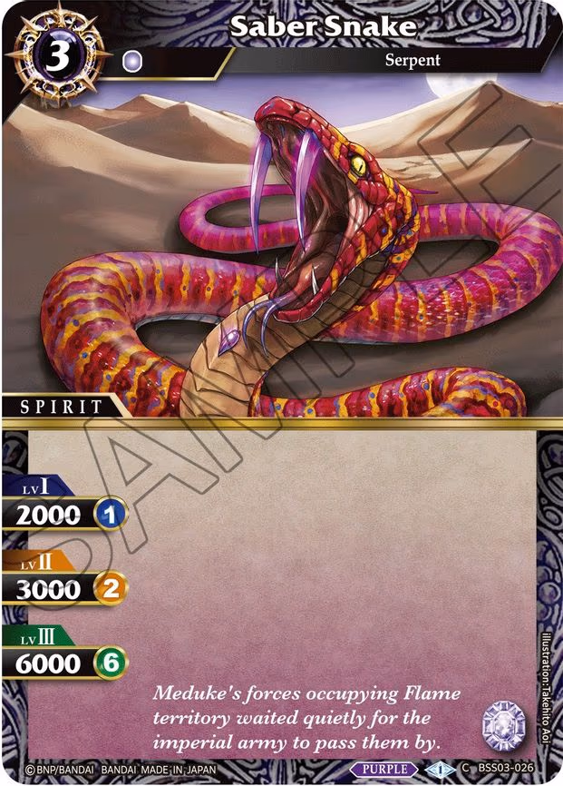 Saber Snake - Common (BSS03-026)