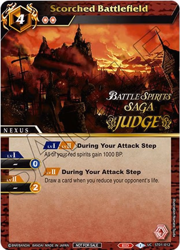 Scorched Battlefield (Judge Pack Vol. 1) - Promo (ST01-012)