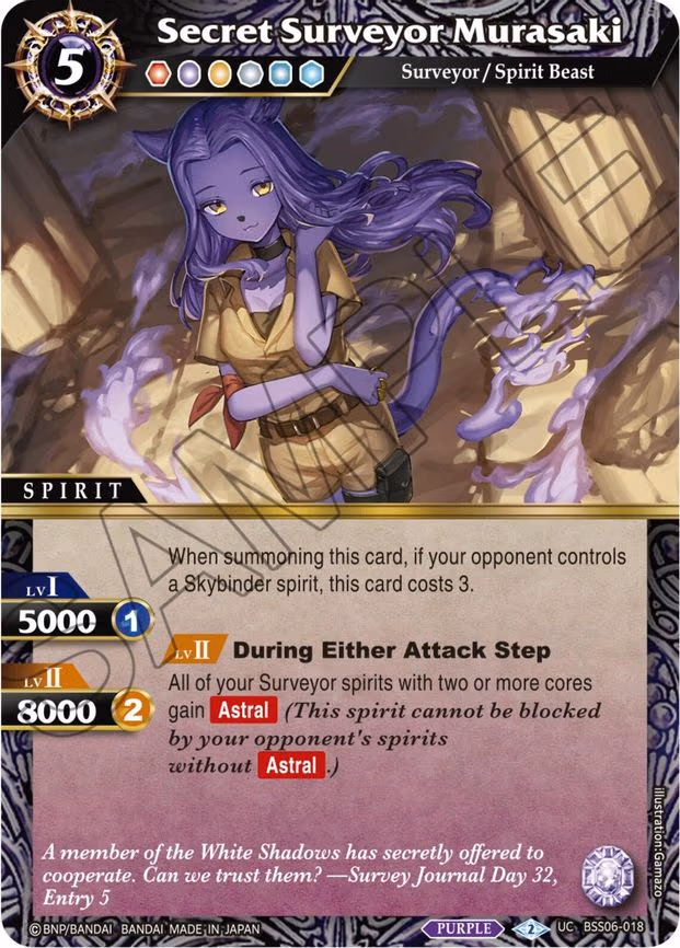 Secret Surveyor Murasaki - Uncommon (BSS06-018)
