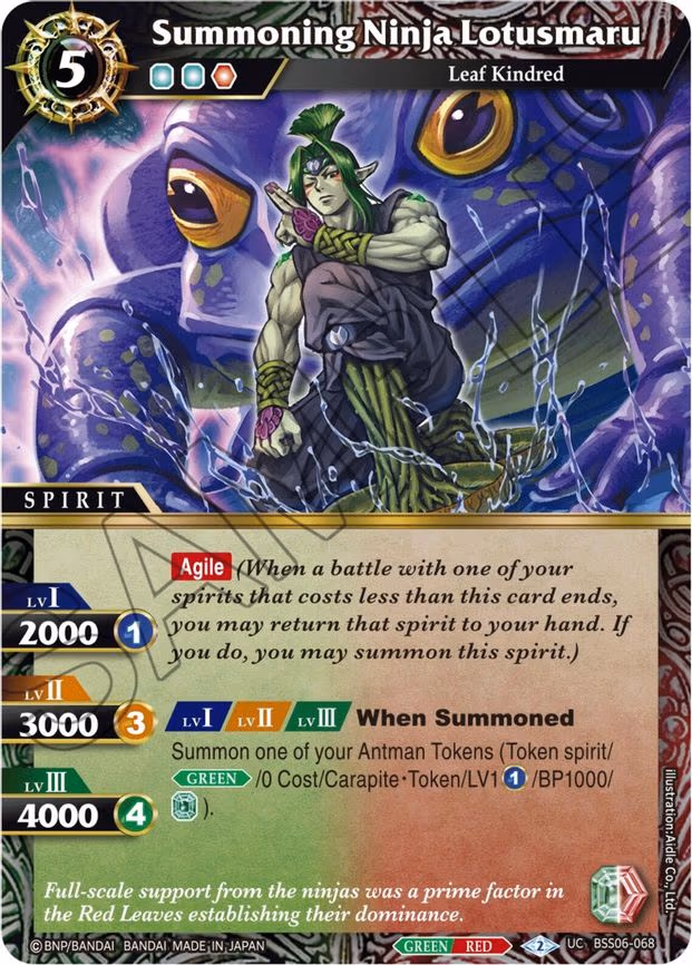 Summoning Ninja Lotusmaru - Uncommon (BSS06-068)