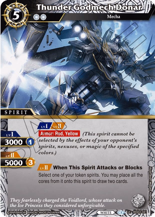 Thunder Godmech Donar - Uncommon (BSS02-041)