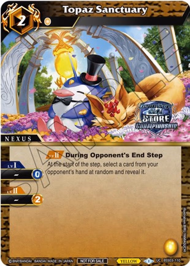 Topaz Sanctuary - Uncommon (BSS03-110)