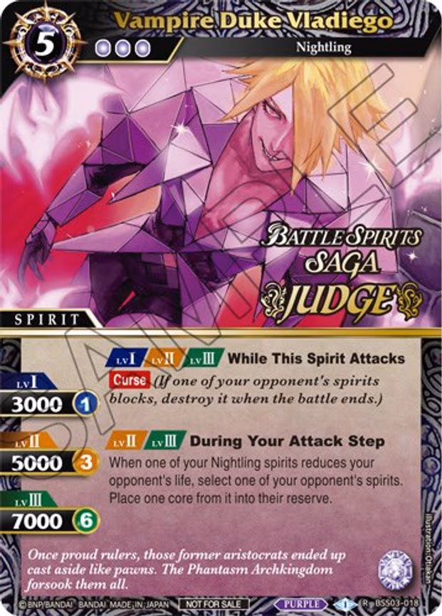 Vampire Duke Vladiego (Judge Pack Vol. 3) - Rare (BSS03-018)