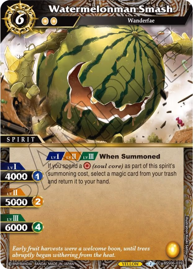 Watermelonman Smash - Common (BSS06-039)