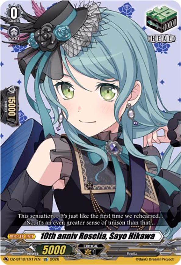 10th anniv Roselia, Sayo Hikawa - EX (DZ-BT12/EX17EN)