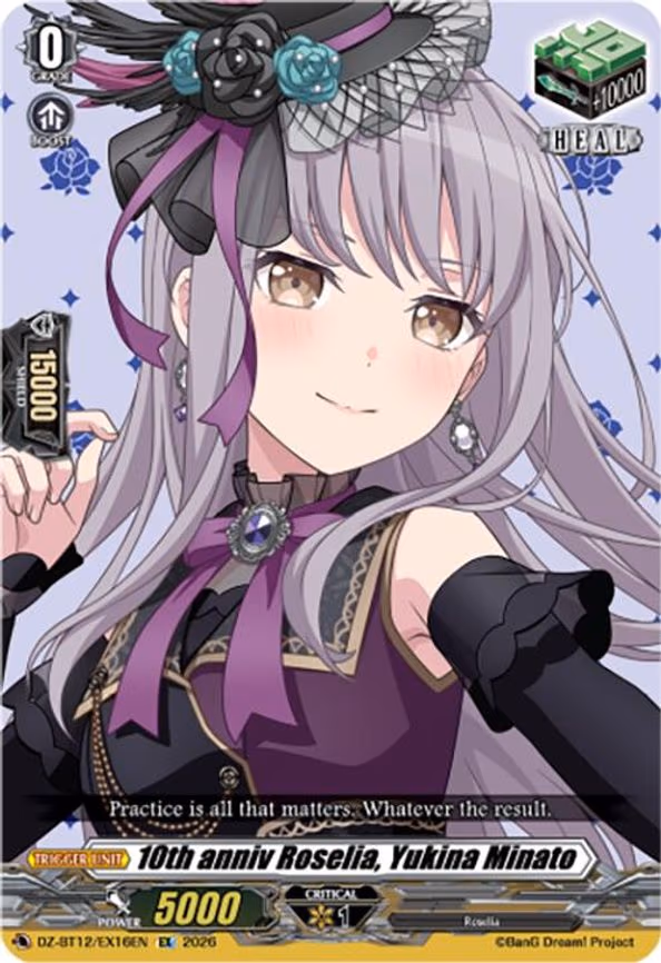 10th anniv Roselia, Yukina Minato - EX (DZ-BT12/EX16EN)