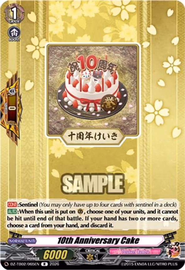 10th Anniversary Cake