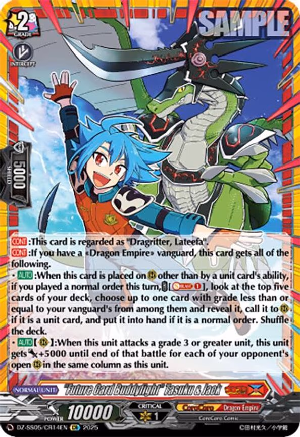 "Future Card Buddyfight" Tasuku & Jack - CR (DZ-SS05/CR14EN)