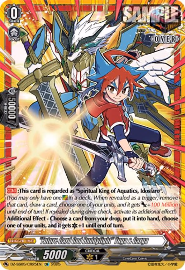 "Future Card God Buddyfight" Yuga & Garga - CR (DZ-SS05/CR25EN)