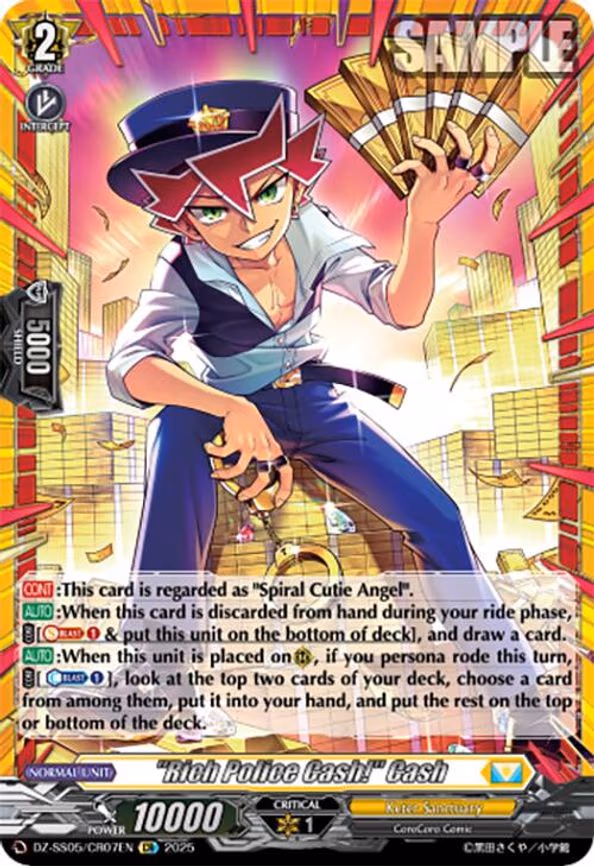 "Rich Police Cash!" Cash - CR (DZ-SS05/CR07EN)