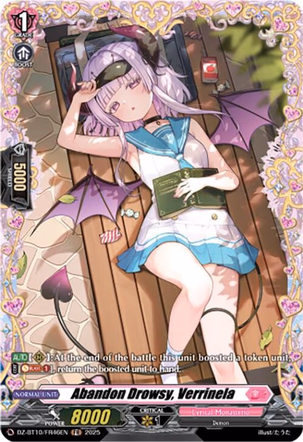 Abandon Drowsy, Verrinela
