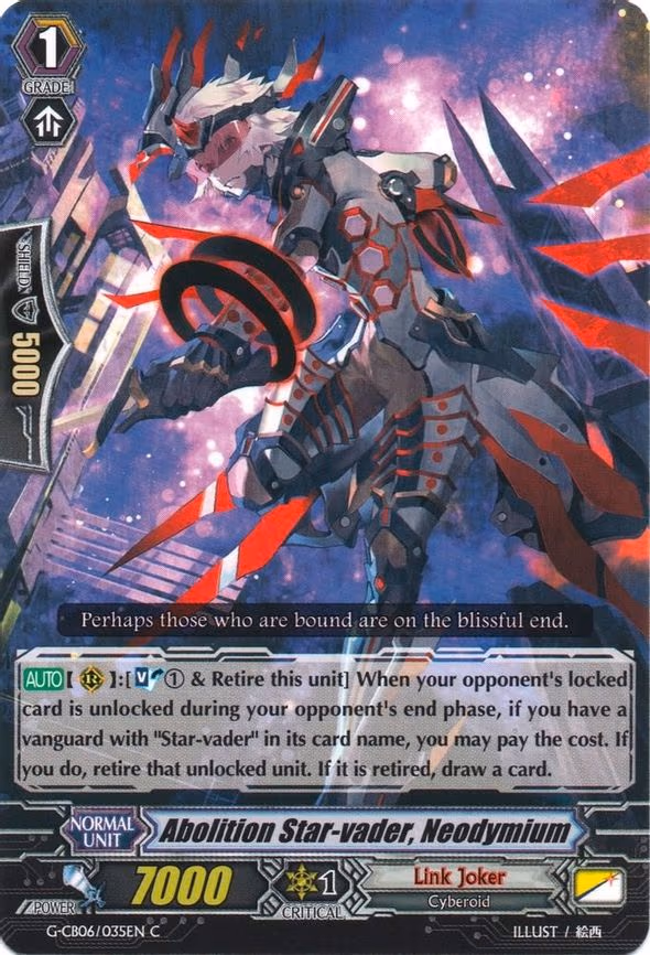 Abolition Star-vader, Neodymium