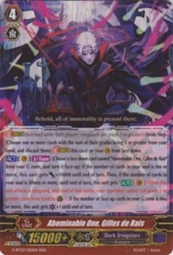 Abominable One, Gilles de Rais