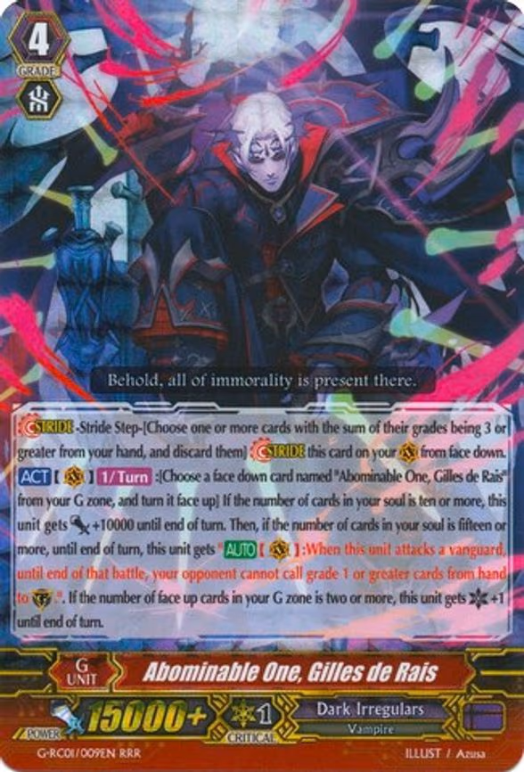 Abominable One, Gilles de Rais